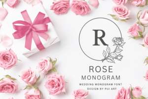 Rose Monogram Font