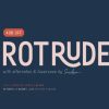 Rotrude Family Font