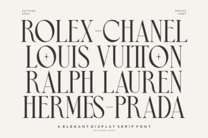 Alternative view of Rovies Font