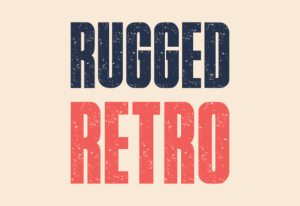 Rugged Retro Font