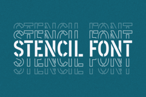 Alternative view of Rustize Font