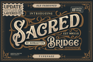 Sacred Bridge Family Font