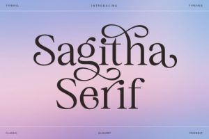 Sagitha Serif Font