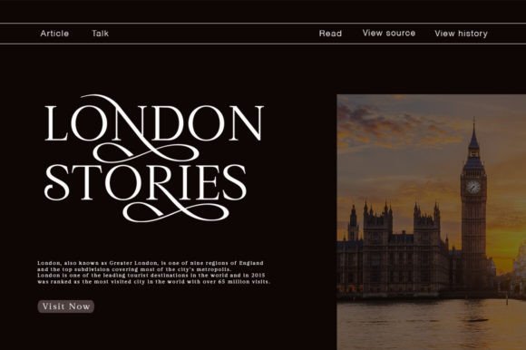 Sagitha Serif Font - Image 2