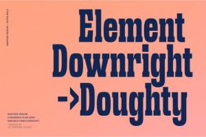 Alternative view of Sanford Region Font