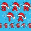 Santa Beanie Christmas Font