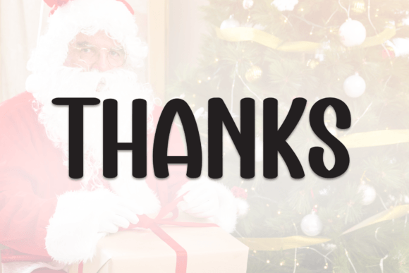 Santa Christmas Font - Image 8