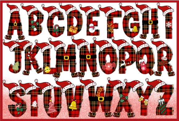 Santa Red Font - Image 2