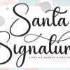 Santa Signature Font