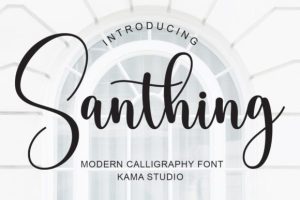 Santhing Font