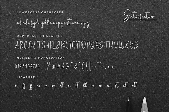 Satisfaction Font - Image 8