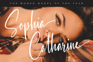 Alternative view of Scarlette Font