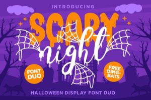 Scary Night Duo Font