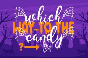 Alternative view of Scary Night Duo Font