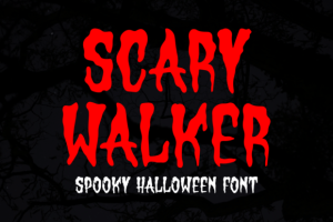 Scary Walker Font