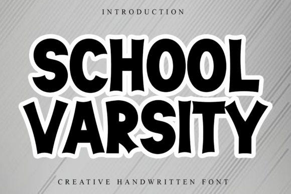 School Varsity Font