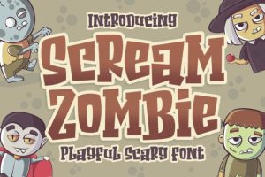 Scream Zombie Font