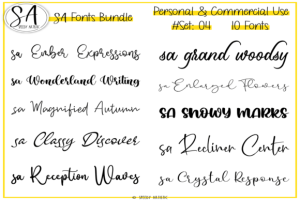 Script and Handwritten Bundle 4 Font