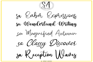 Alternative view of Script and Handwritten Bundle 4 Font