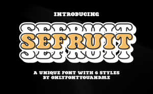 Sefruit Font