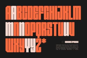 Alternative view of Seriusans Font