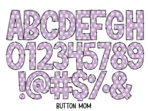 Alternative view of Mother Day Font