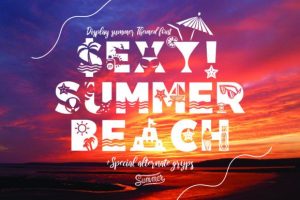 Sexy Summer Beach Font