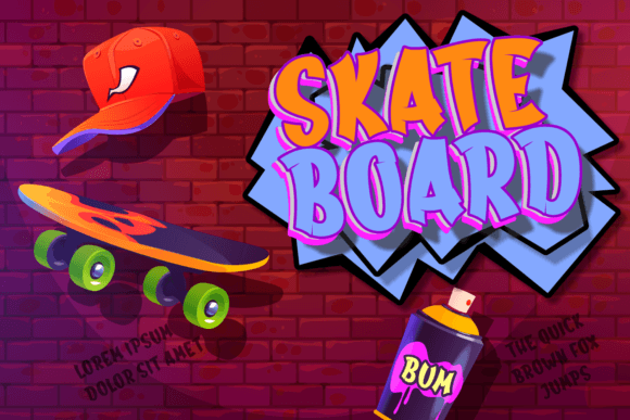 Shine Graffiti Font - Image 2