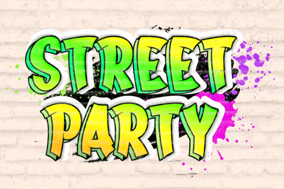 Shine Graffiti Font - Image 4