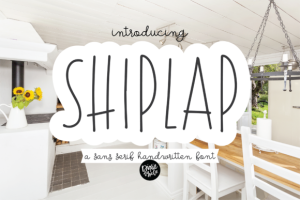 Shiplap Font