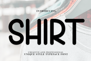 Shirt Font