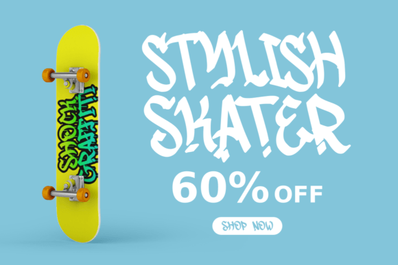 Shock Graffiti Font - Image 6