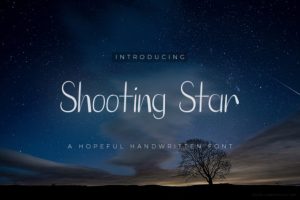 Shooting Star Font