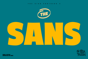 Alternative view of Sign Panthers 2 Font