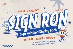 Sign Ron Font