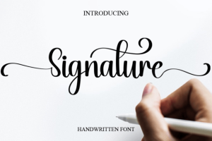 Signature Font