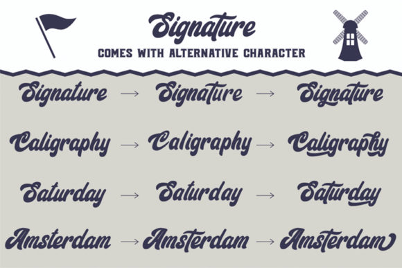 Signature Trio Font - Image 3