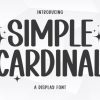 Simple Cardinal Font