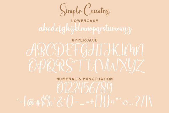 Simple Country Font - Image 6