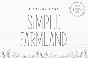 Simple Farmland Font