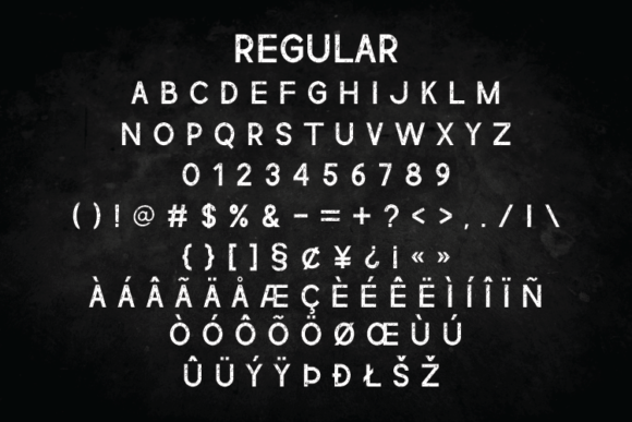 Simple Grunge Font - Image 7