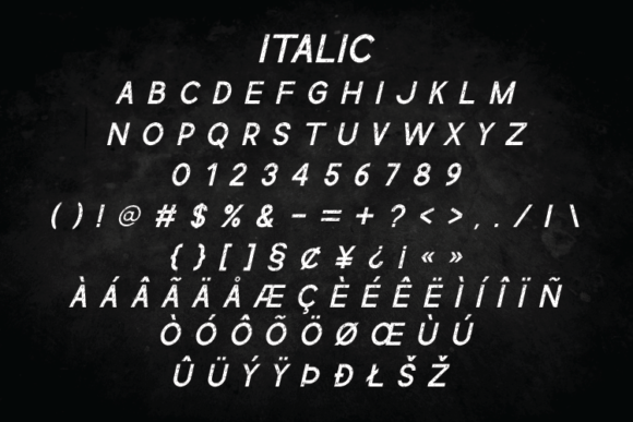 Simple Grunge Font - Image 8