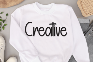 Alternative view of Simple Lettering Font