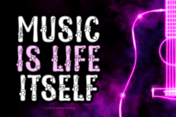 Simple Music Font - Image 6