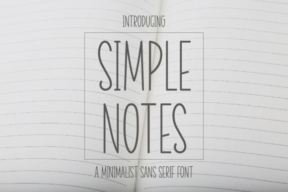 Simple Notes Font