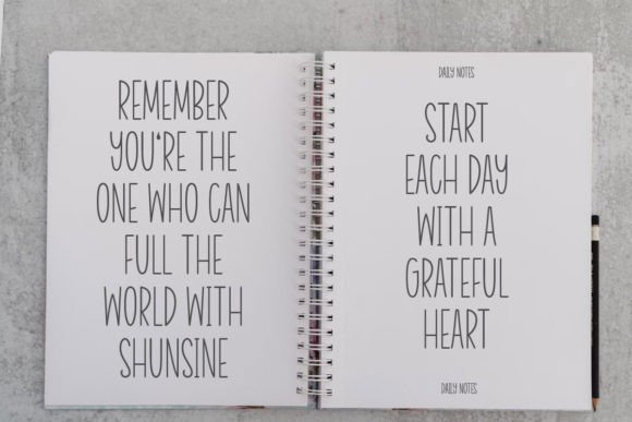 Simple Notes Font - Image 2