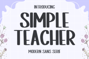 Simple Teacher Font