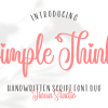 Simple Thinks Font