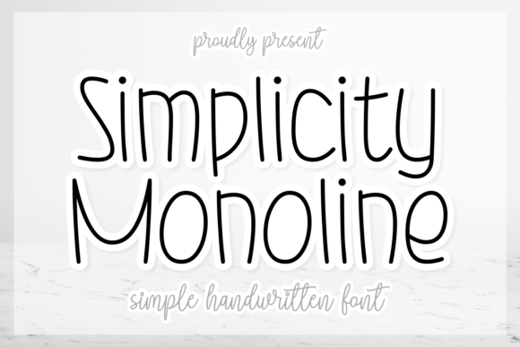 Simplicity Monoline Font