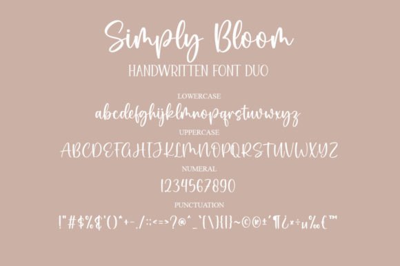 Simply Bloom Duo Font - Image 6